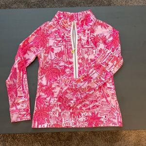 Lilly Pulitzer Pink Rule Breakers Skipper Popover
